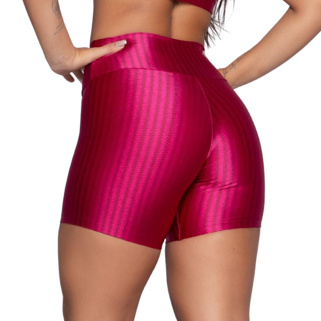 Imagem 3 do produto Short Fitness Ikat New Zig 3D Vekyo Poliamida - Moda Fitness - Feminina
