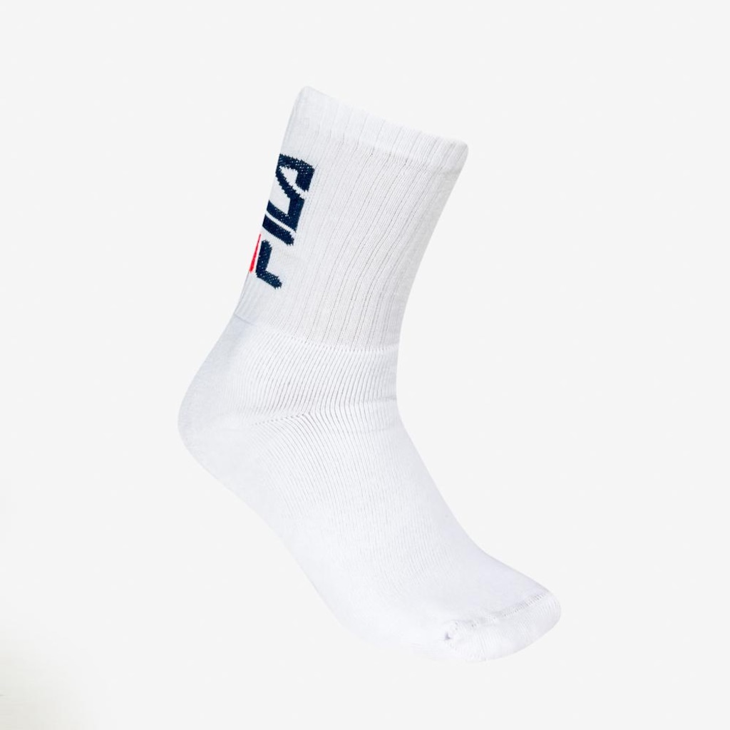 Meia Cano Média Fila Sheer Unissex