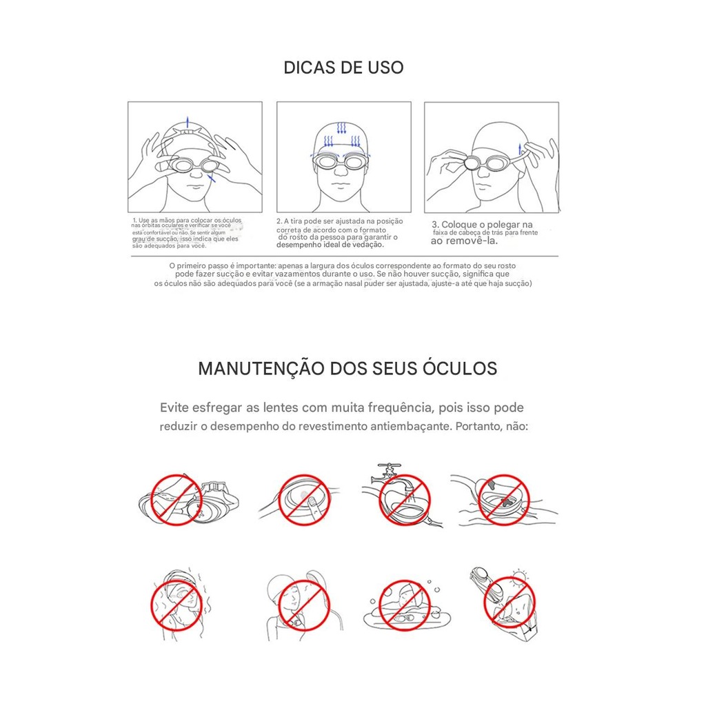 Imagem 4 do produto Óculos de Natação Gold Sports Competição Racer