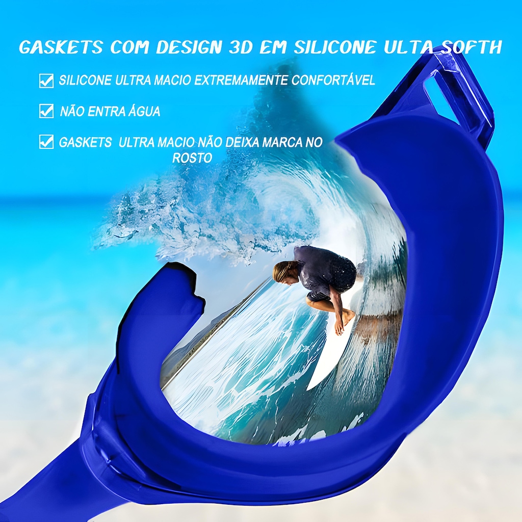 Imagem 3 do produto Oculos de Natação Gold Sports Orca Clear High Definition