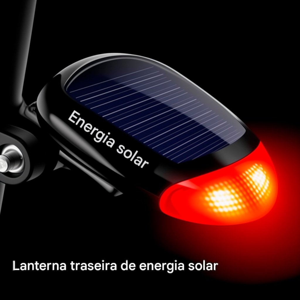 Imagem 2 do produto Lanterna traseira de Bike Gold Sports Led Vison a Energia Solar
