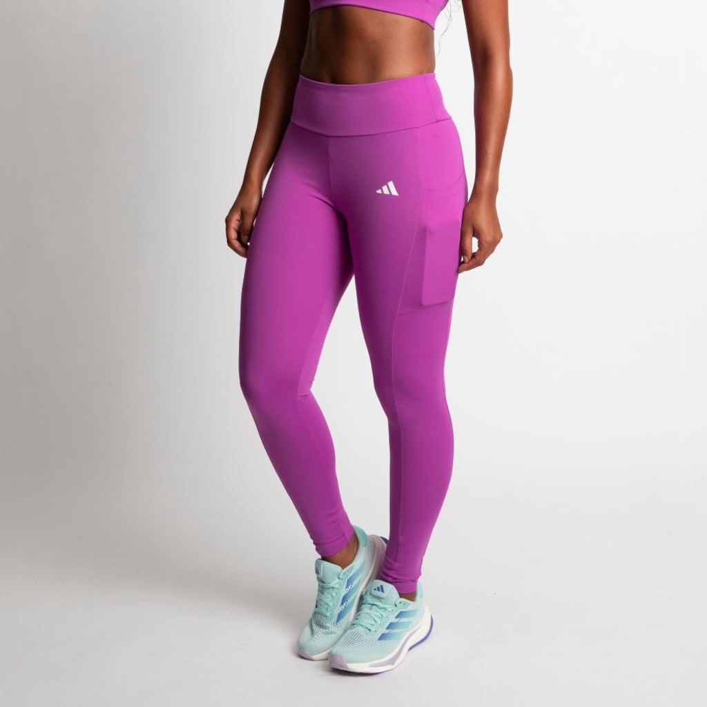 Calça Legging adidas Bolso Três Listras Feminins