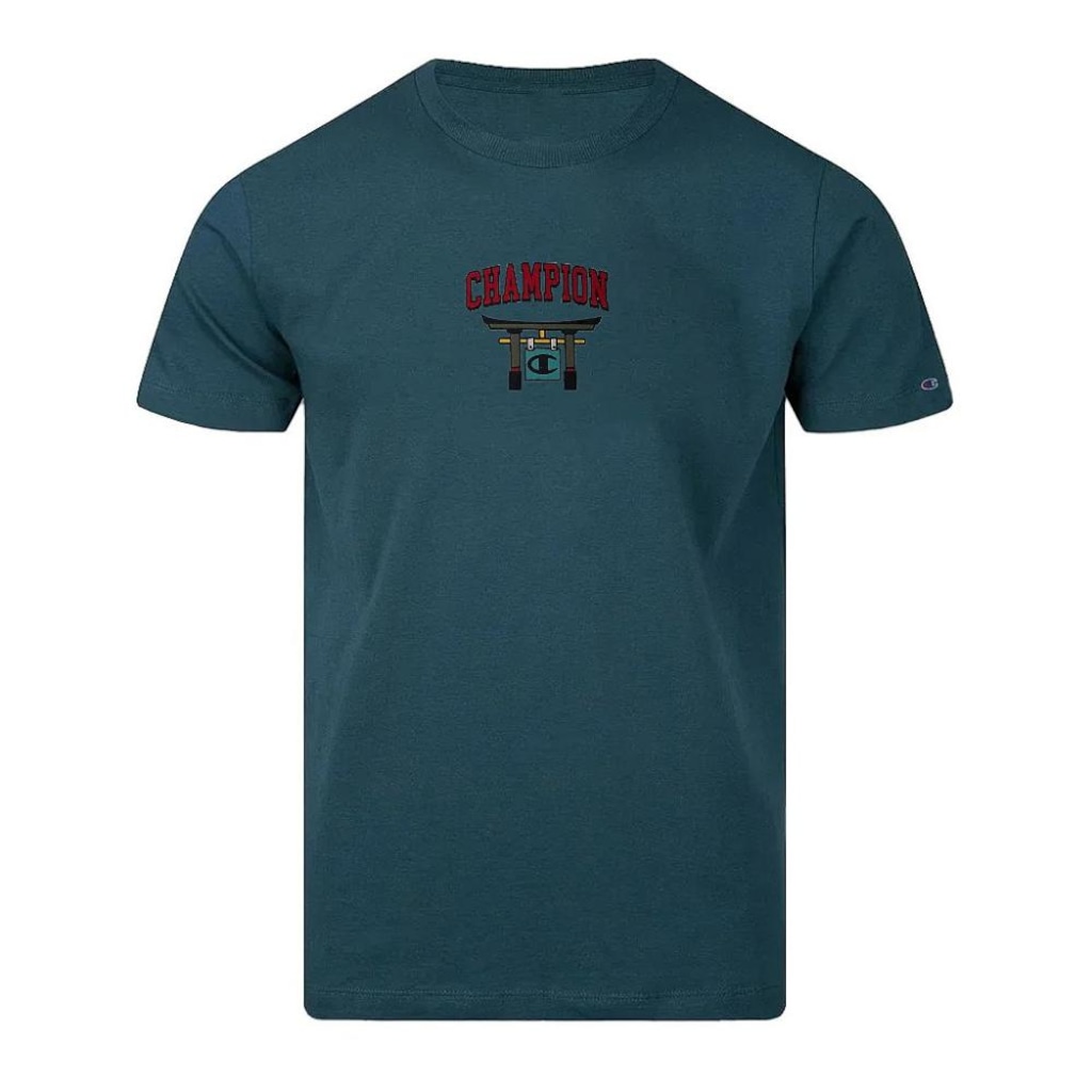 Camiseta Champion Tokyo Graphic Verde Masculina