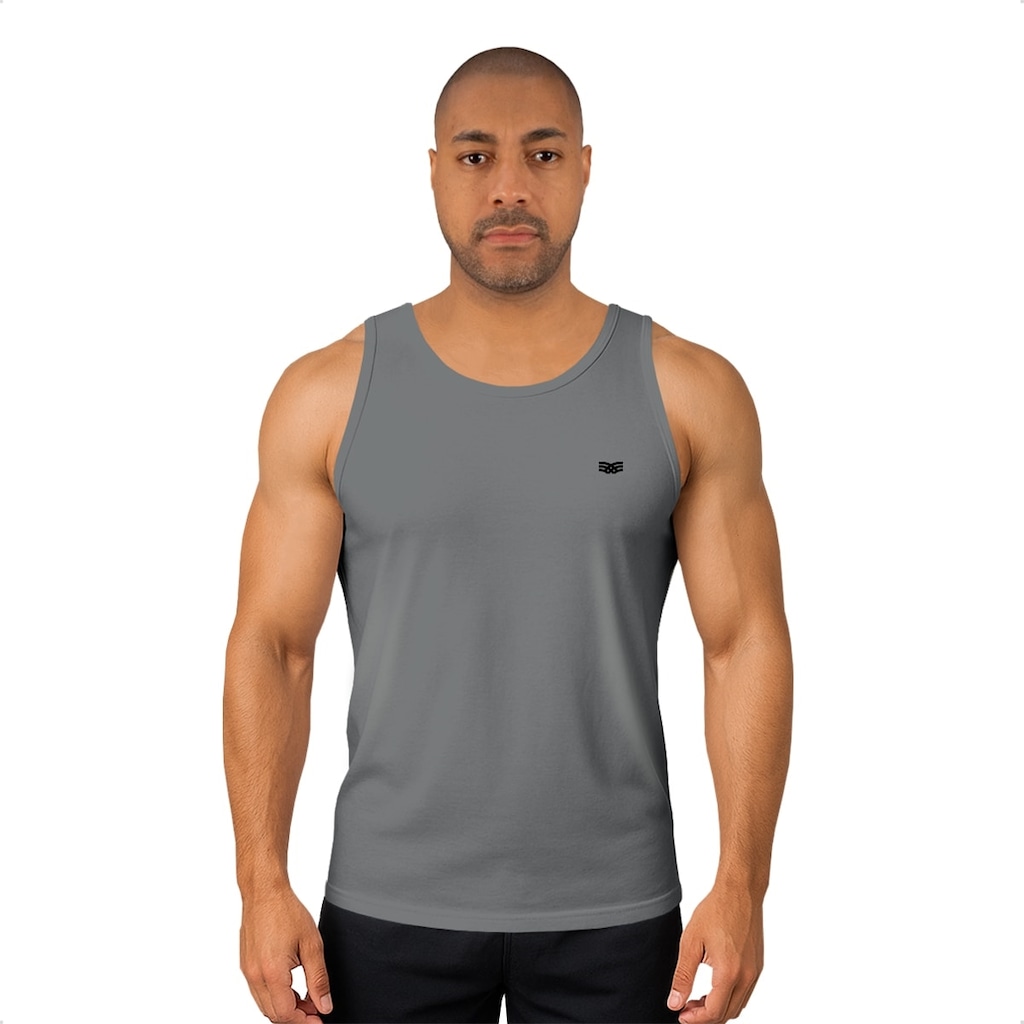 Camiseta Regata Color Sports Dry Basic Treino Masculina