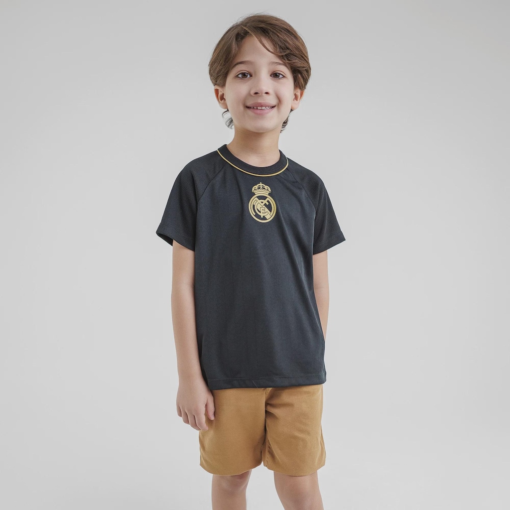 Camiseta Braziline Real Madrid Lenda Infantil