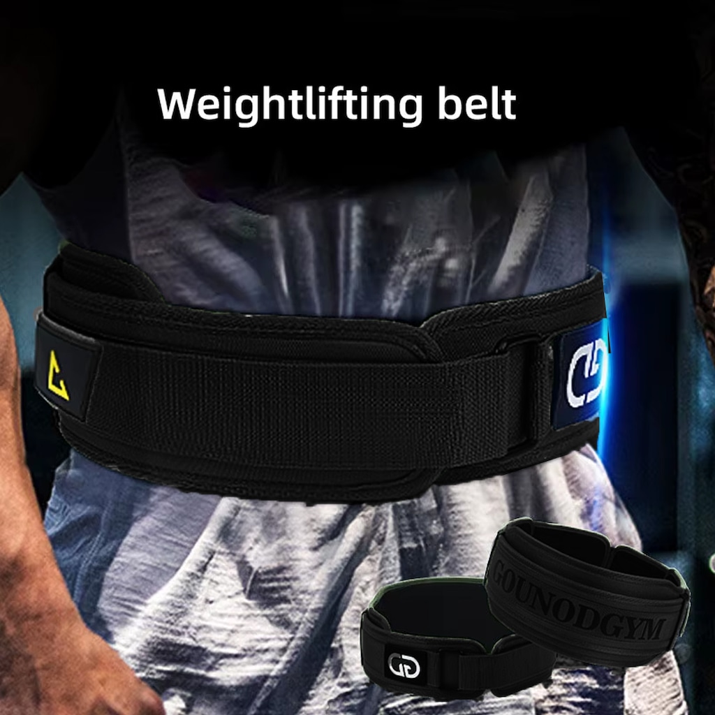 Imagem 3 do produto Cinturão Para Levantamento Agachamento de Peso Gold Sports Power Ajustável com Dupla Camada