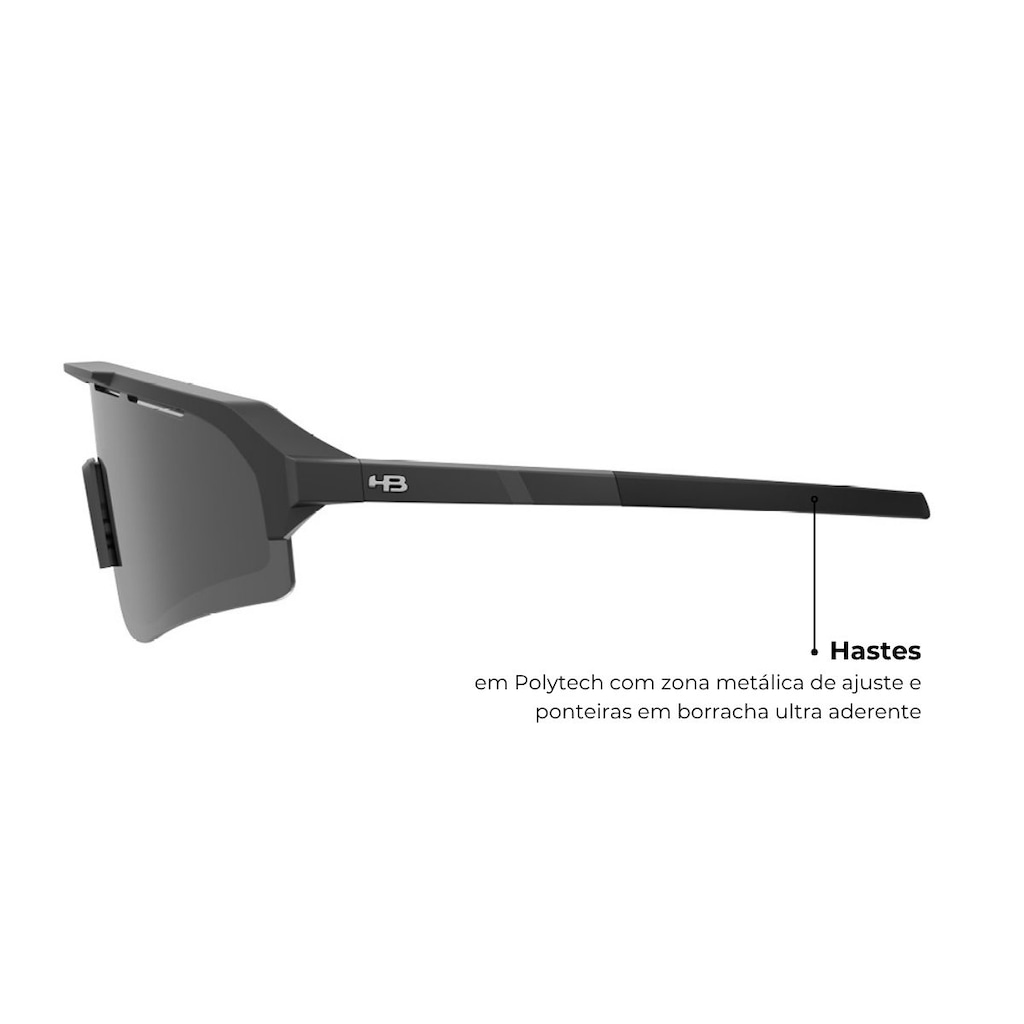 Imagem 3 do produto Óculos de sol esportivo HB Edge S performance matte black