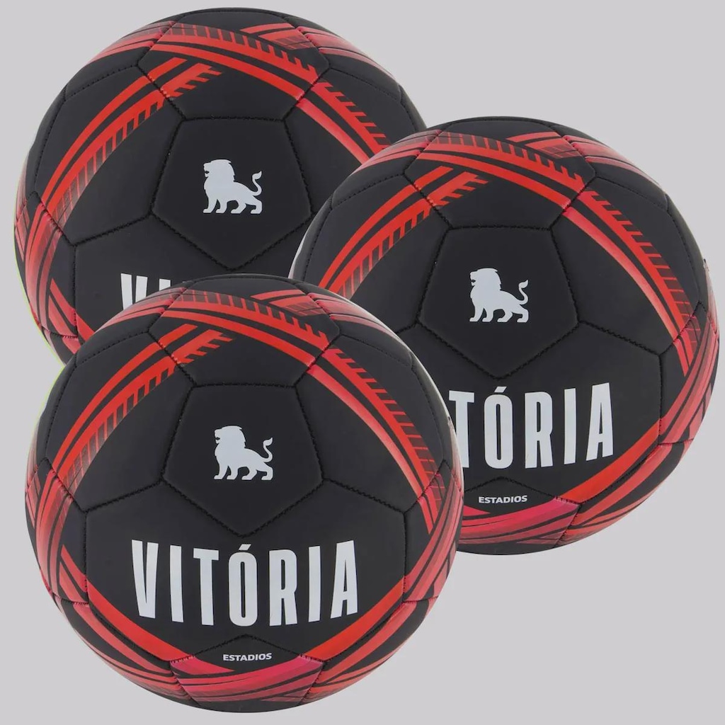 Kit 3 Bolas de Campo Vitória Estádios 24