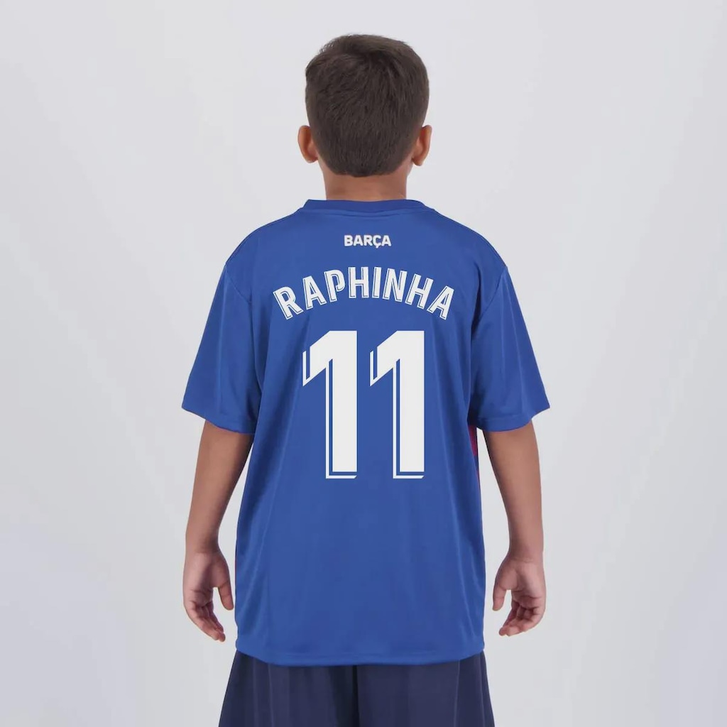 Camisa Barcelona Raphinha 11 Dominant Infantil