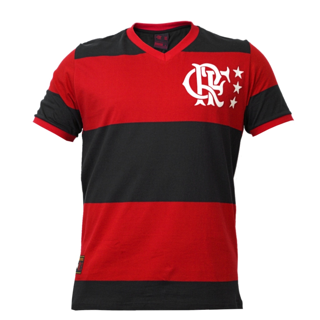 Camisa Flamengo Retrô Libertadores 1981 Braziline - Masculino