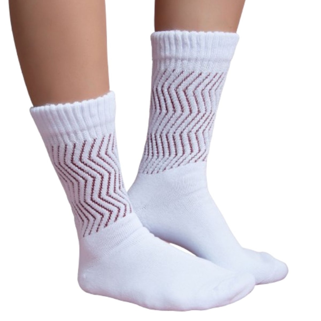 Imagem 2 do produto Kit 5 Pares de Meião Cano Alto Academia Vekyo Meia Aeróbica Fitness