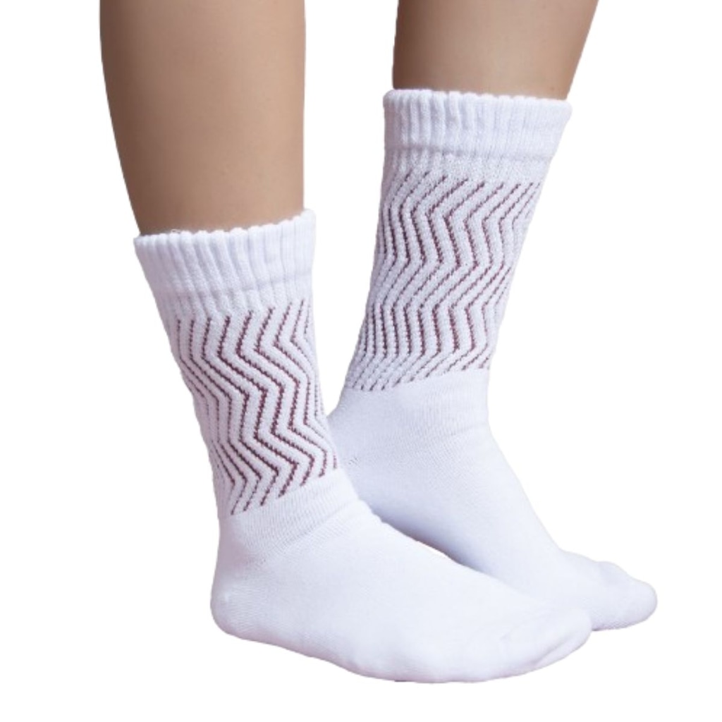 Imagem 4 do produto Kit 5 Pares de Meião Cano Alto Academia Vekyo Meia Aeróbica Fitness