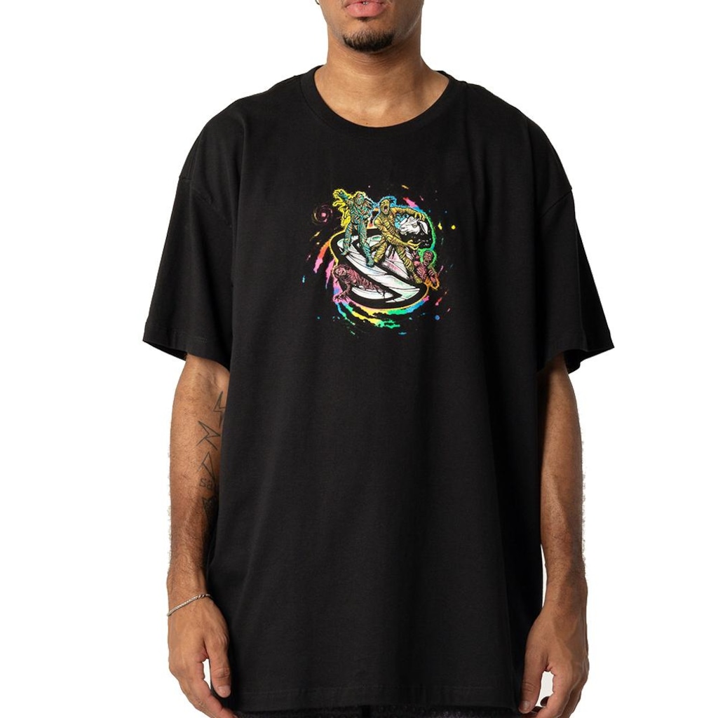 Camiseta Lost Mummy Saturn Oversized SM26 Masculina