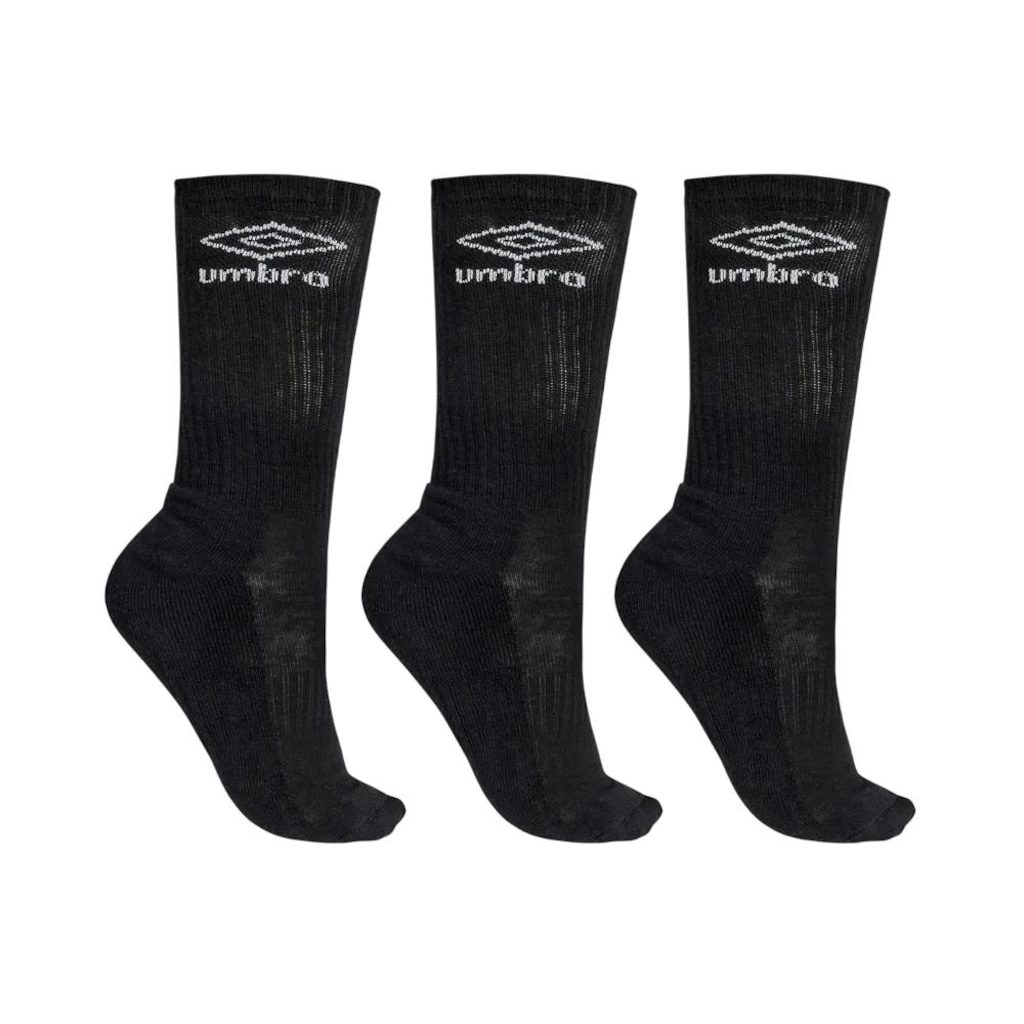 Meia Cano Médio Umbro Tripack Unissex