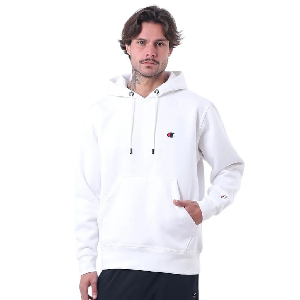 Imagem 2 do produto Blusão de Moletom Champion Canguru Logo C Bordado Masculino