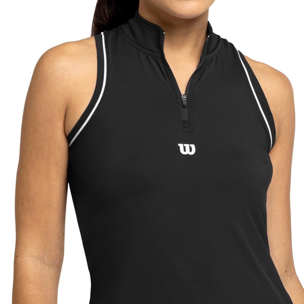 Imagem 2 do produto Regata Wilson Tour Zip Tank Feminina