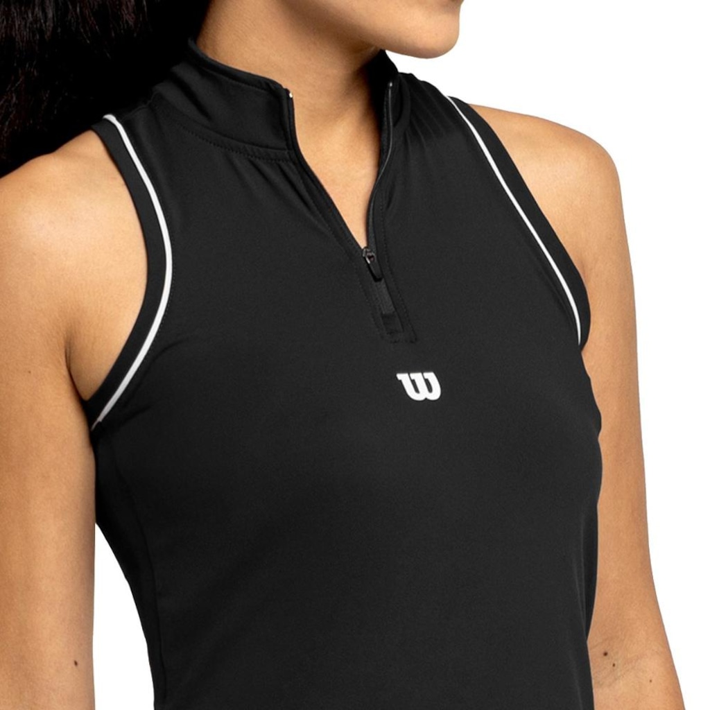 Imagem 3 do produto Regata Wilson Tour Zip Tank Feminina