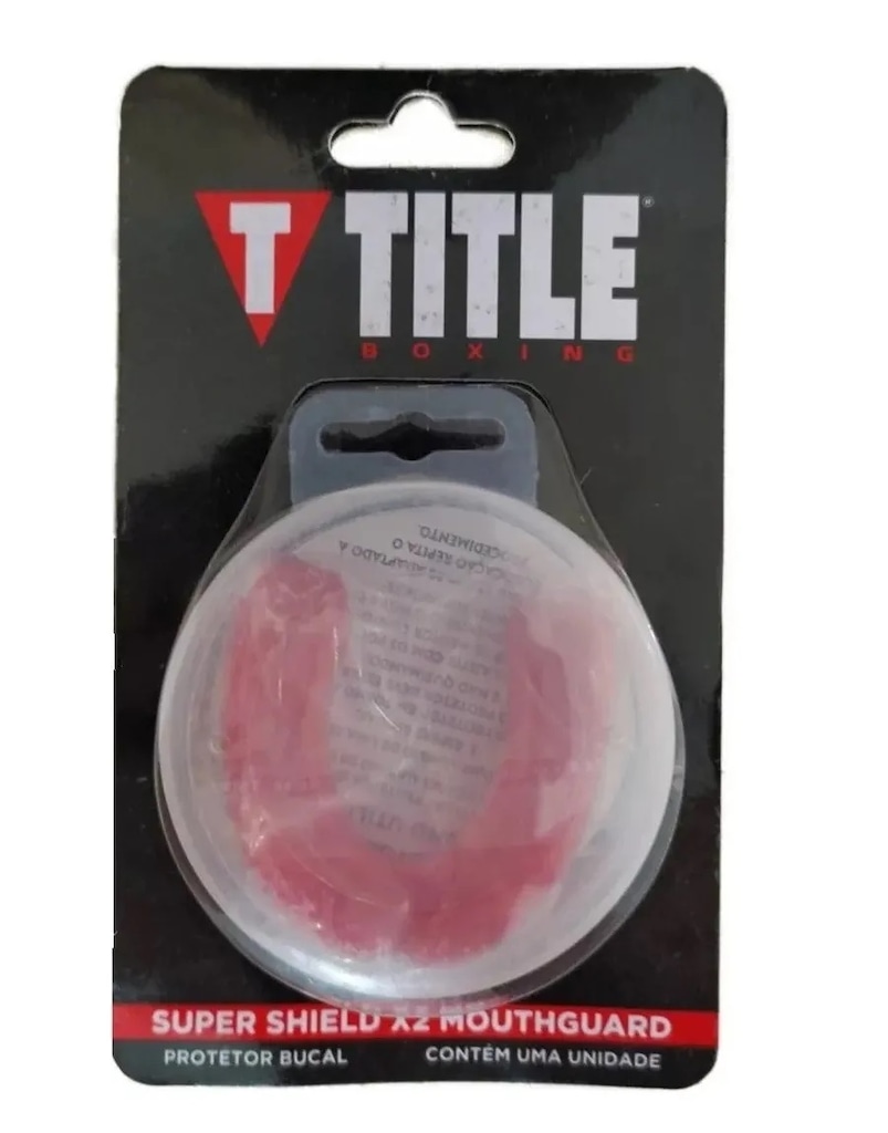 Imagem 4 do produto Protetor Bucal Super Shild X2 Title Boxing Preto + Estojo