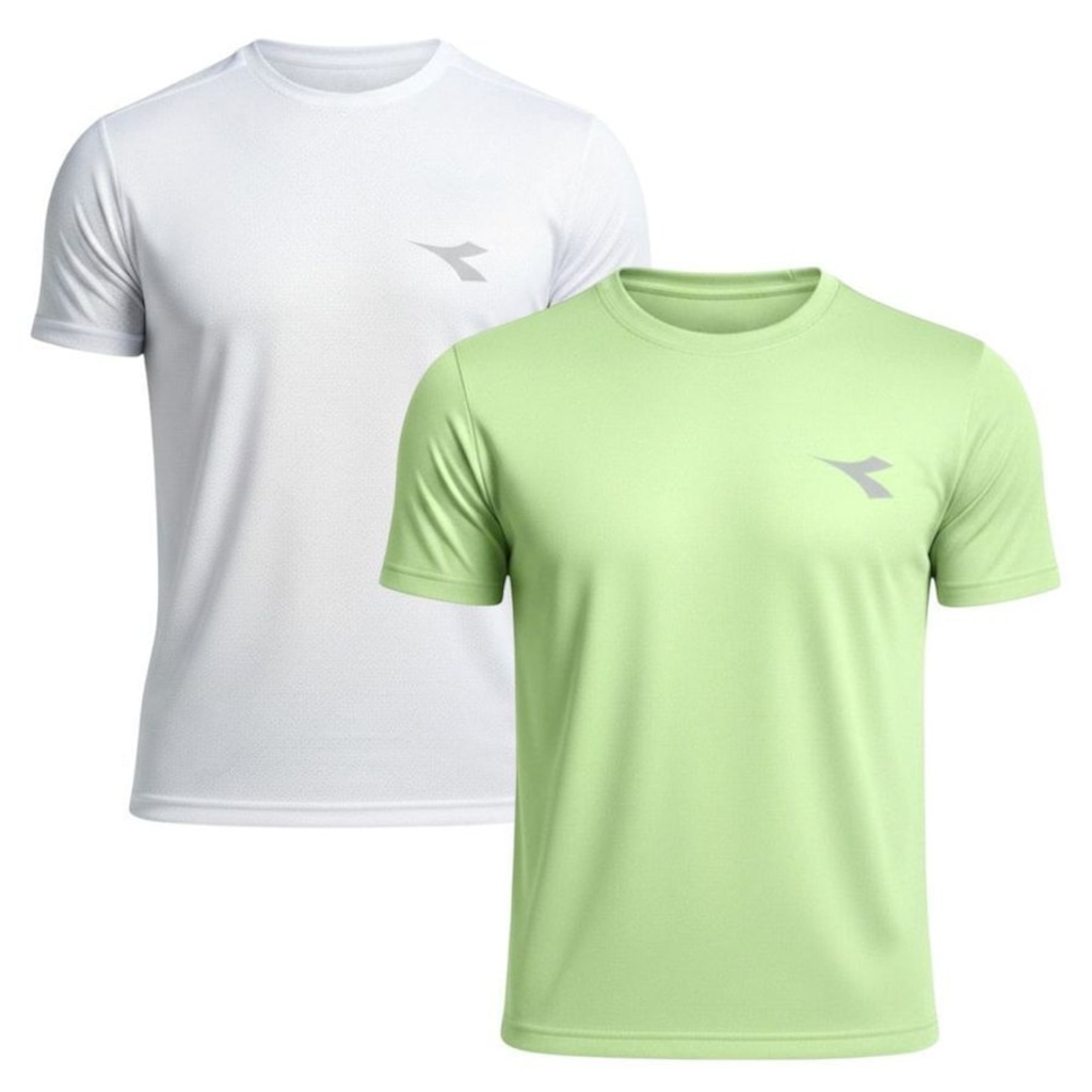 Kit 2 Camisetas Diadora Small Logo Masculina