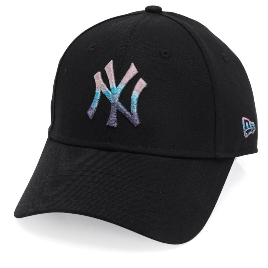 Boné Aba Curva New Era MLB New York Yankees Metallic 9Forty Unissex