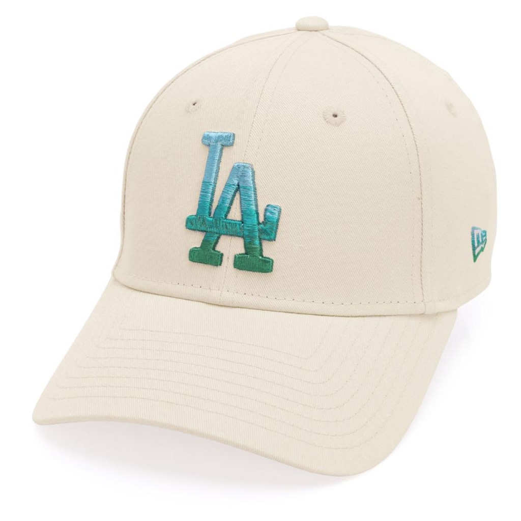 Boné Aba Curva New Era MLB LA Dodgers Metallic Logo 9Forty Unissex