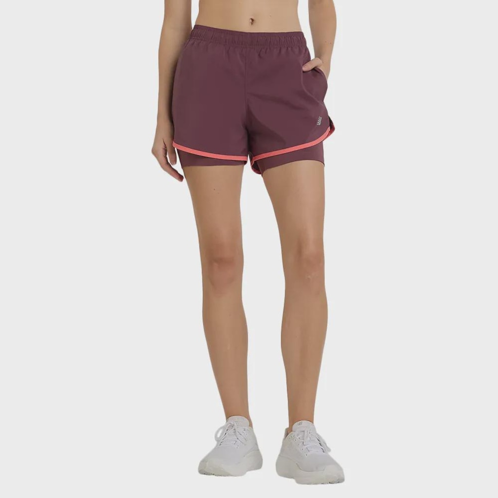 Short New Balance Sport Essentials 2in1 Feminino