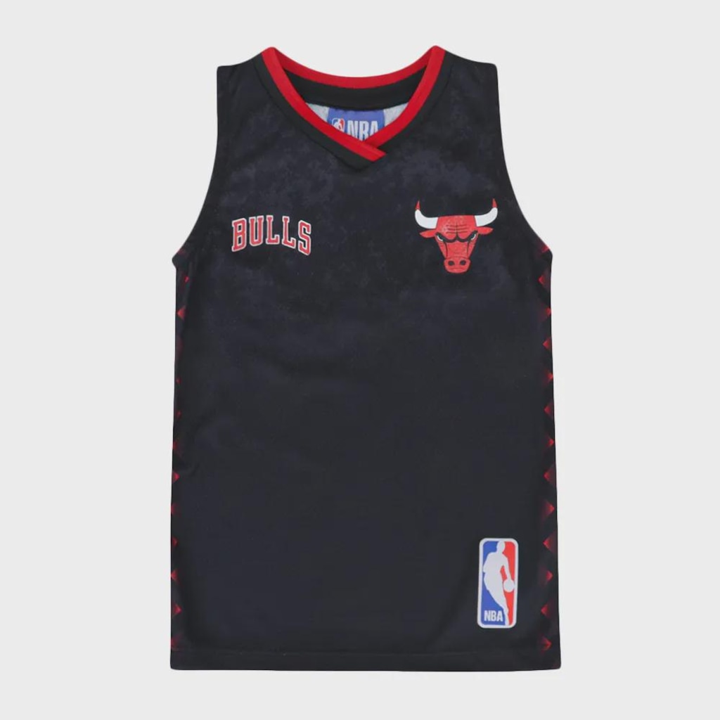 Camiseta Regata Braziline Chicago Bulls Essence Infantil