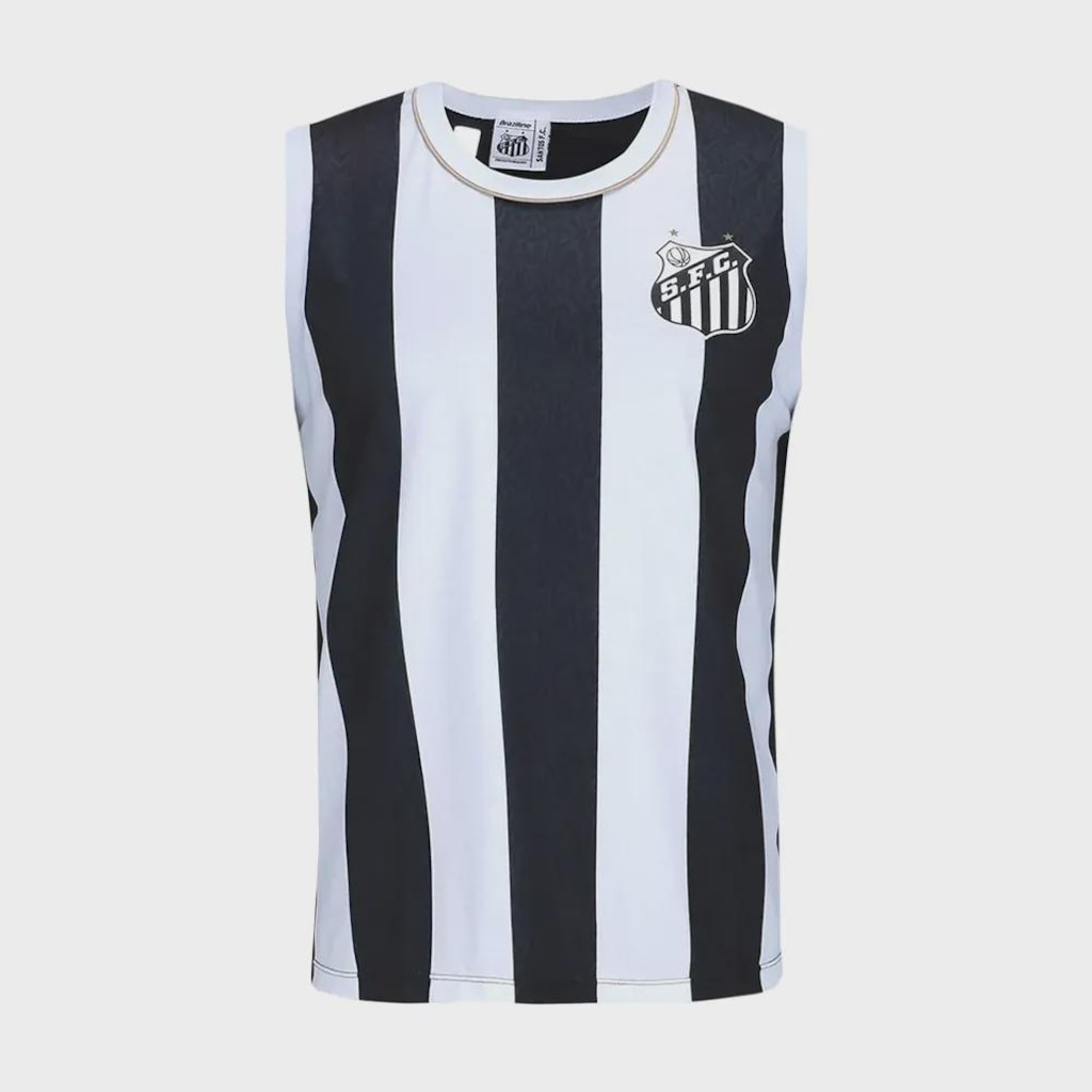 Camiseta Regata Braziline Santos Presença Infantil