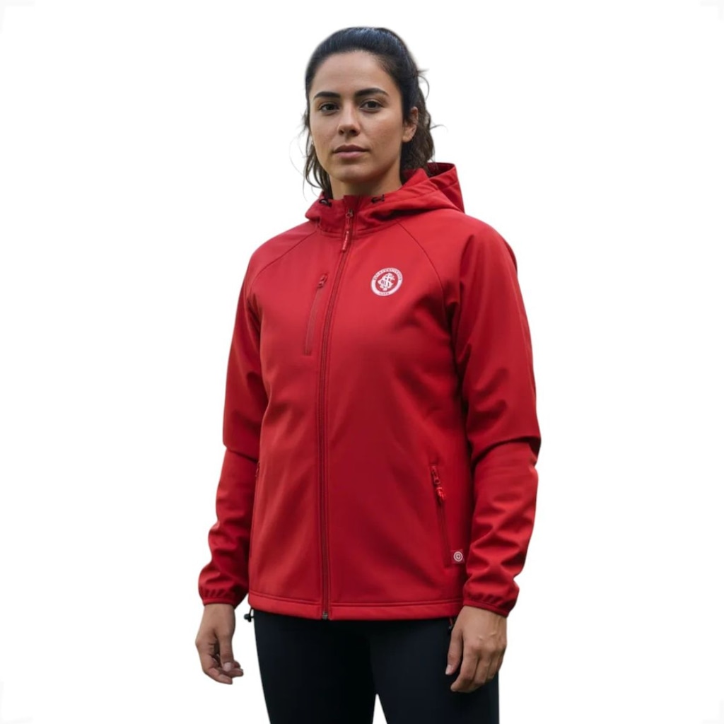 Jaqueta Corta Vento Internacional Escudo Bordado Surf Center Feminina