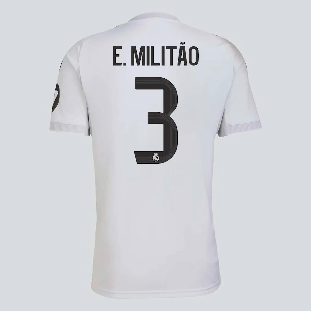 Camisa Real Madrid CF Home 25/26 3 E. Militão adidas Masculina