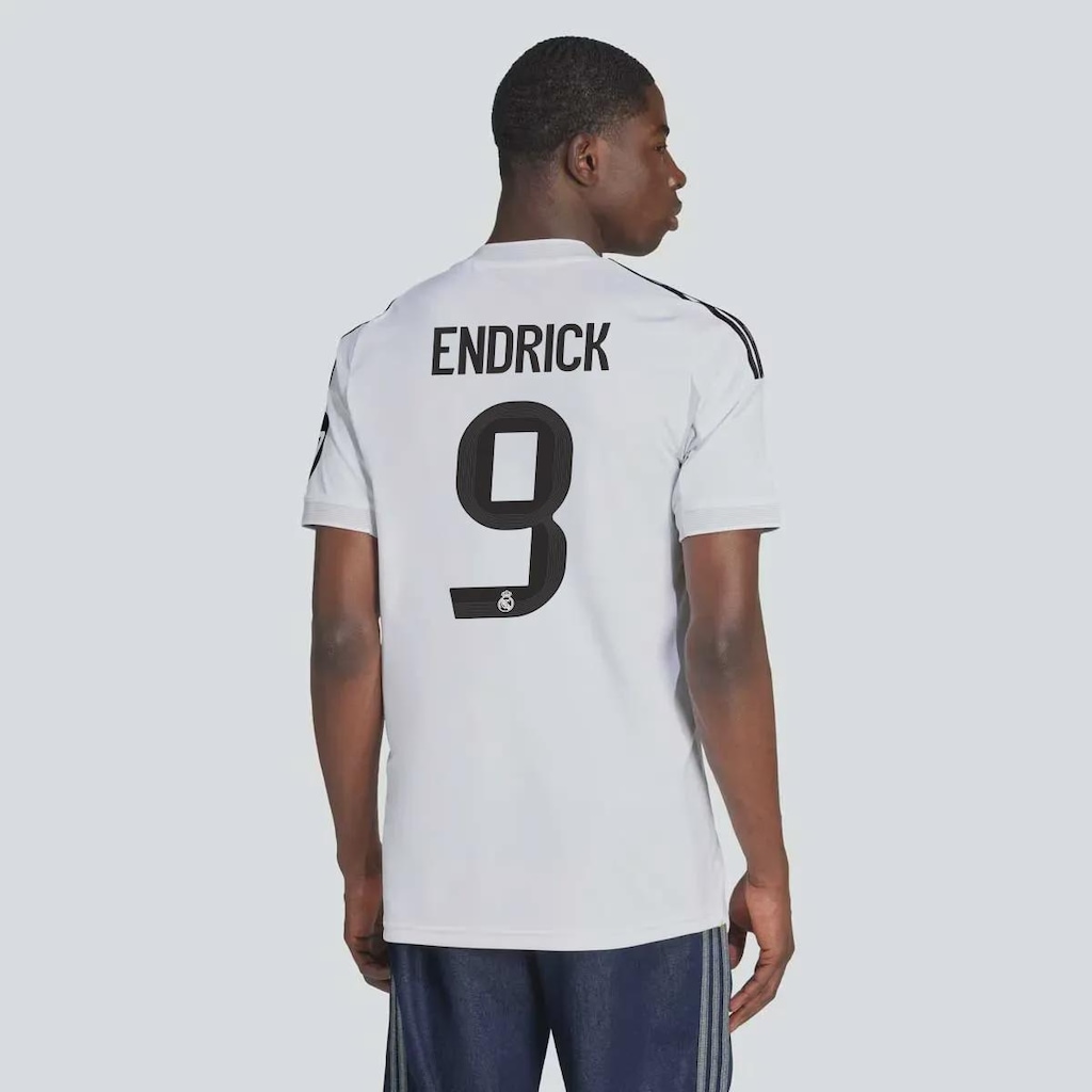 Imagem 4 do produto Camisa Real Madrid CF Home 25/26 9 Endrick adidas Masculina