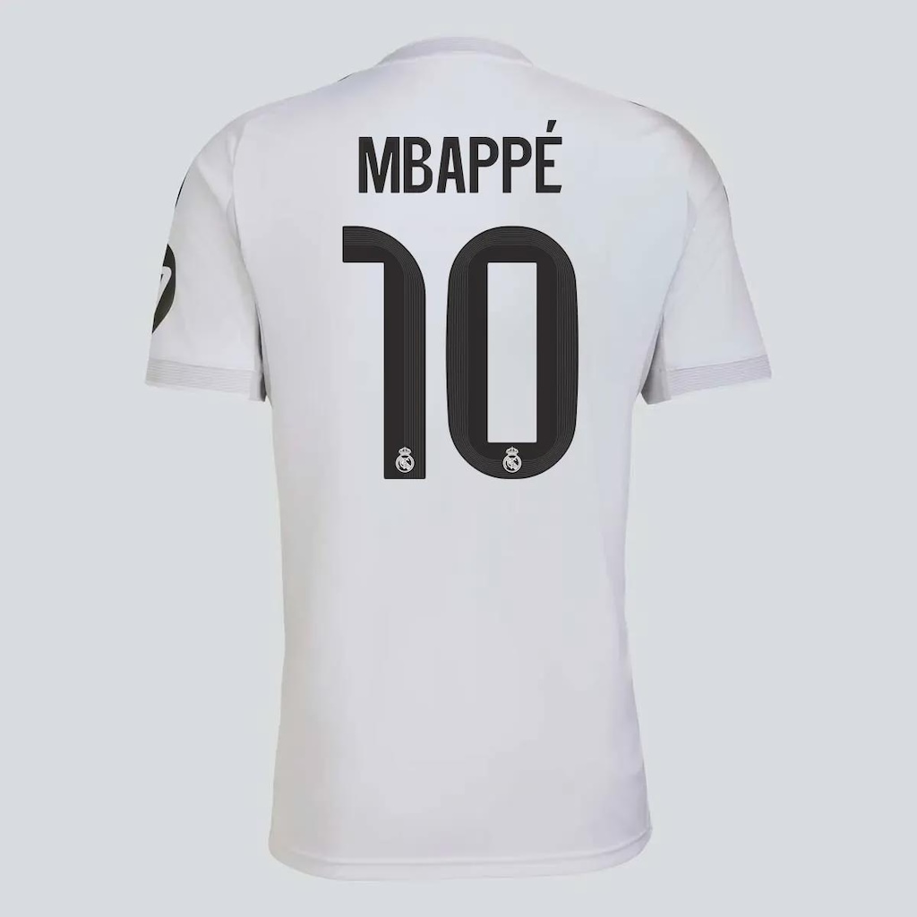 Camisa Real Madrid CF Home 25/26 10 Mbappé adidas Masculina