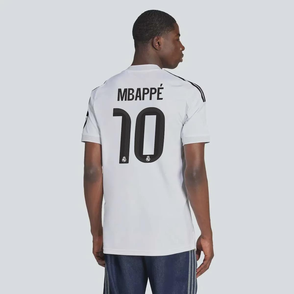 Imagem 4 do produto Camisa Real Madrid CF Home 25/26 10 Mbappé adidas Masculina