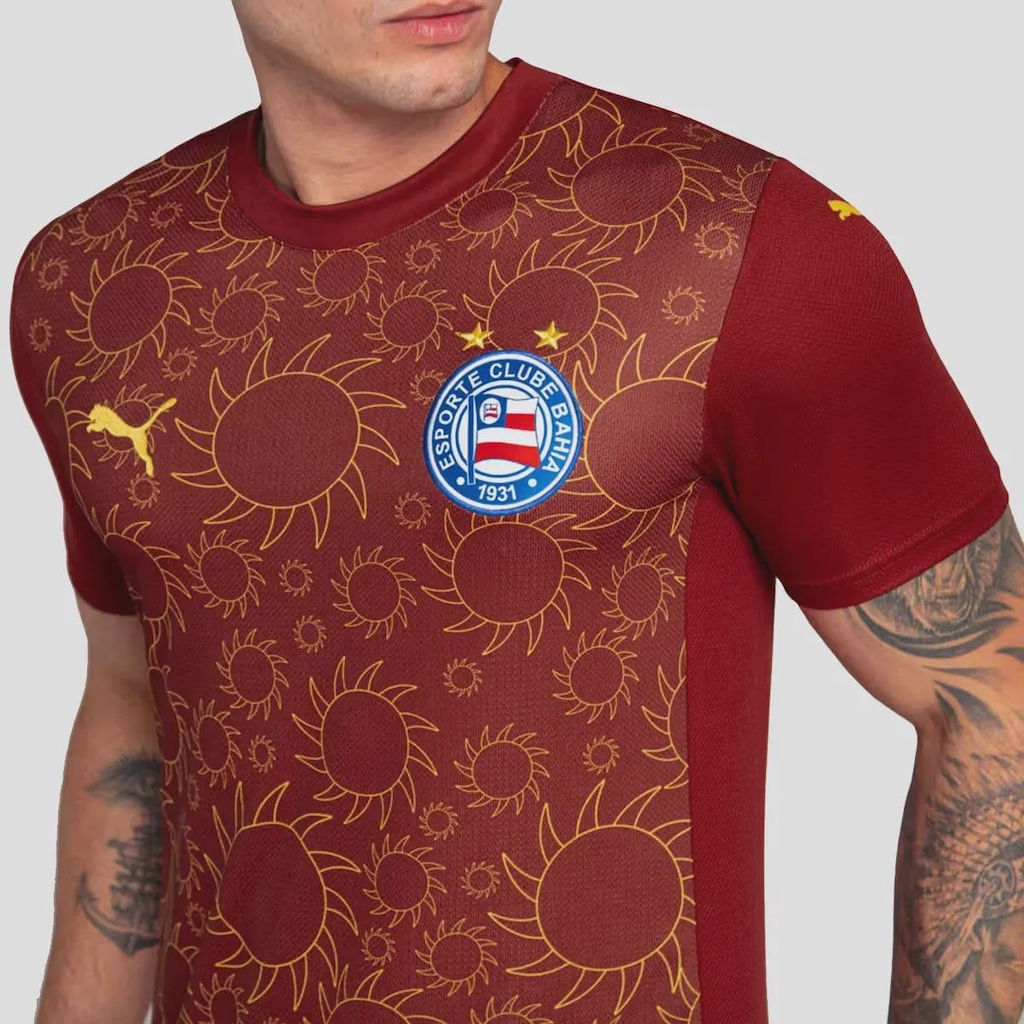 Imagem 5 do produto Camisa do Bahia III 2025 10 E. Ribeiro Puma Masculina