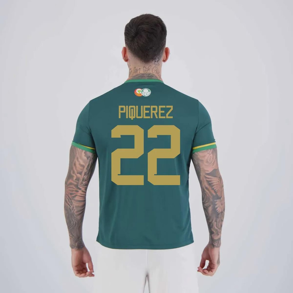 Camisa Palmeiras IV Verde 22 Piquerez Energy Masculina