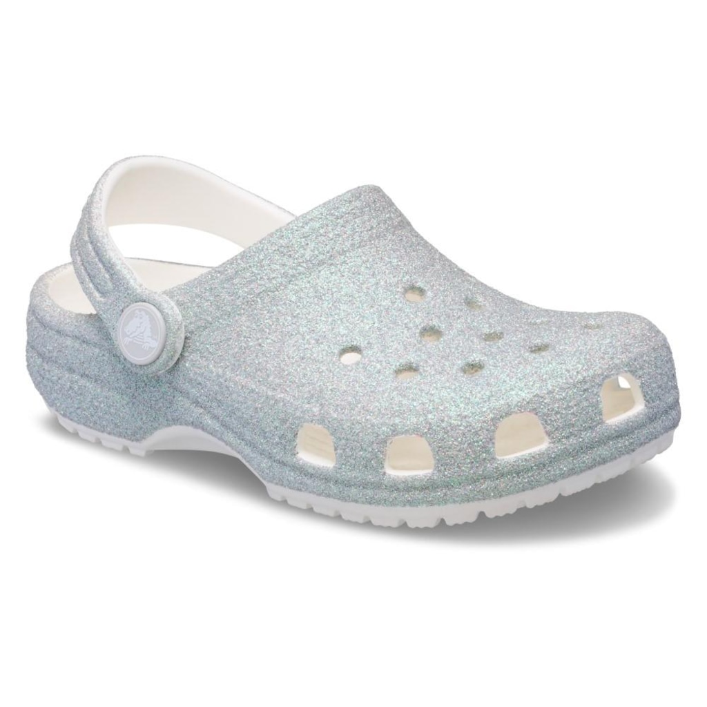 Imagem 2 do produto Sandália Unissex Crocs Classic Iridescent Glitter Clog K