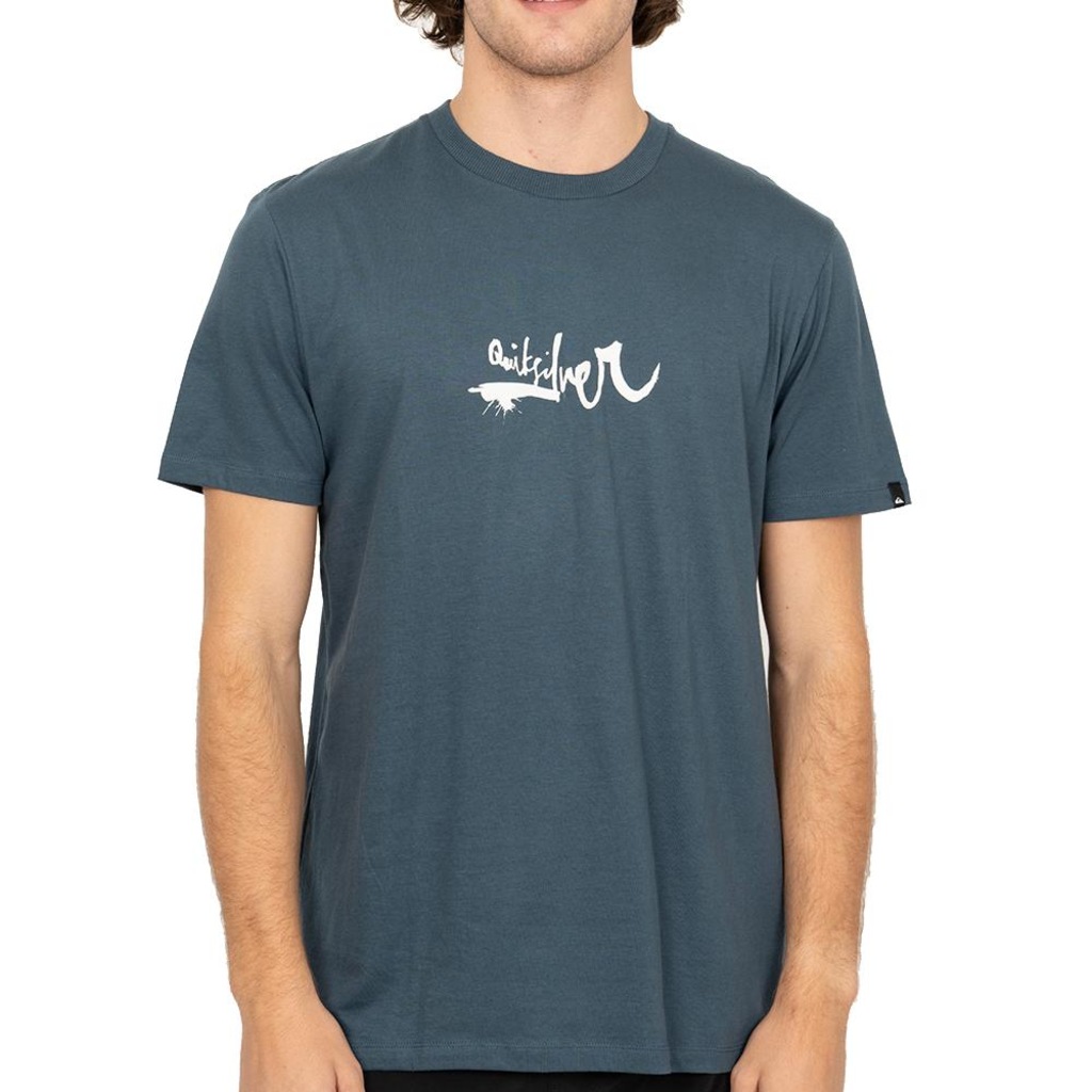 Camiseta Quiksilver Impaired Logo DNA Masculina