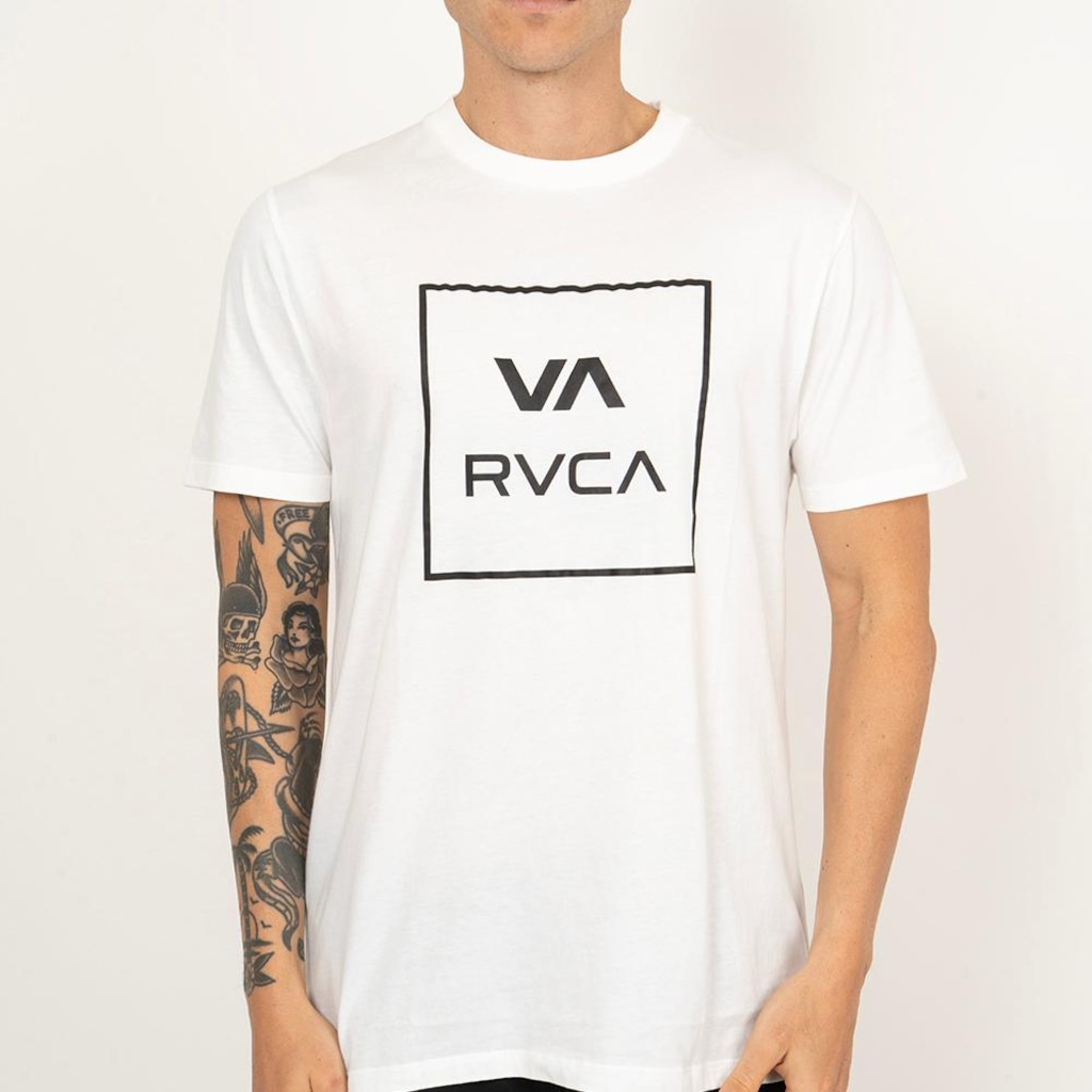 Camiseta RVCA VA All The Way Plus Size SM26 Masculina