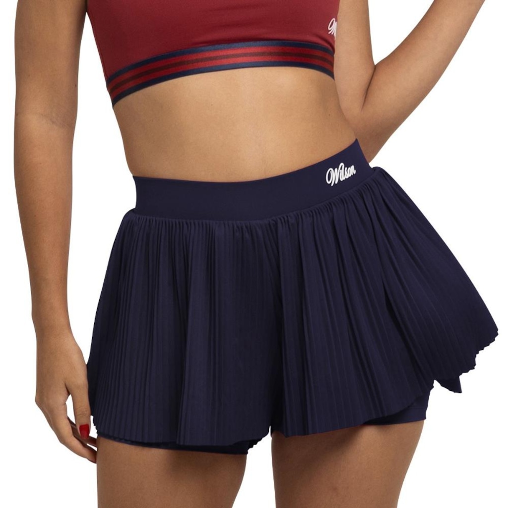 Imagem 2 do produto Shorts Saia Wilson Tour Retro Tight Feminino