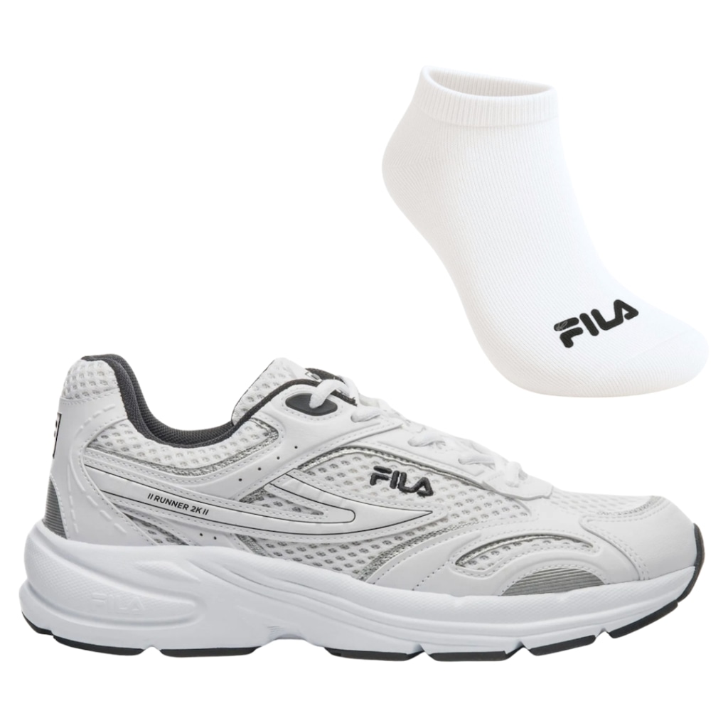 Tênis Fila Runner 2K + Meia Cano Curto - Masculino