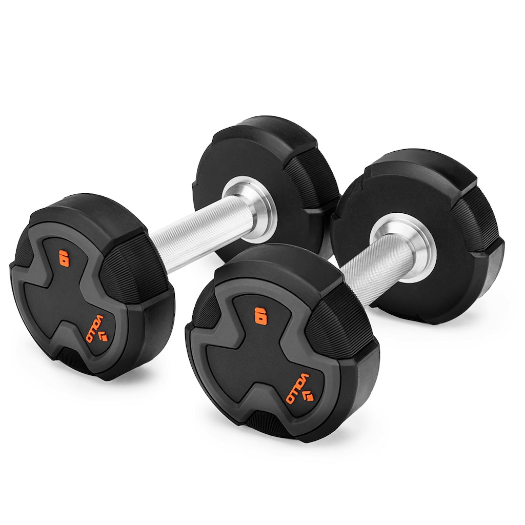 Halteres Dumbbell 6kg Vollo Musculação Academia Treino - 2 unidades
