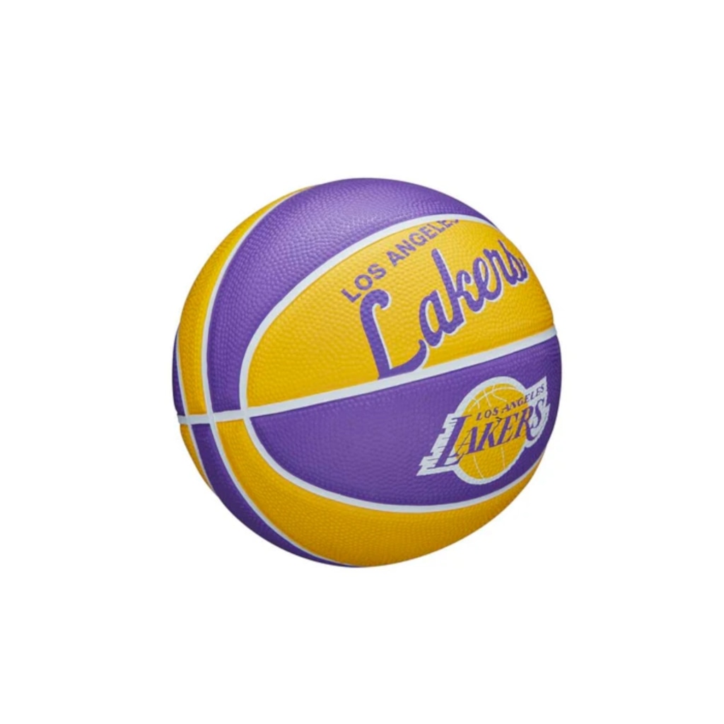 Imagem 2 do produto Bola Wilson Basquete NBA Team Retro Mini La Lakers 3 - Unissex