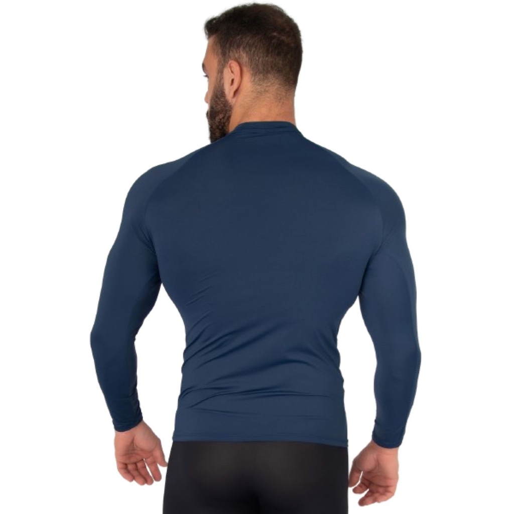 Imagem 3 do produto Blusa Térmica Proteção UV Poliamida Vekyo Frio Manga Longa Segunda Pele - Moda Fitness - Masculina