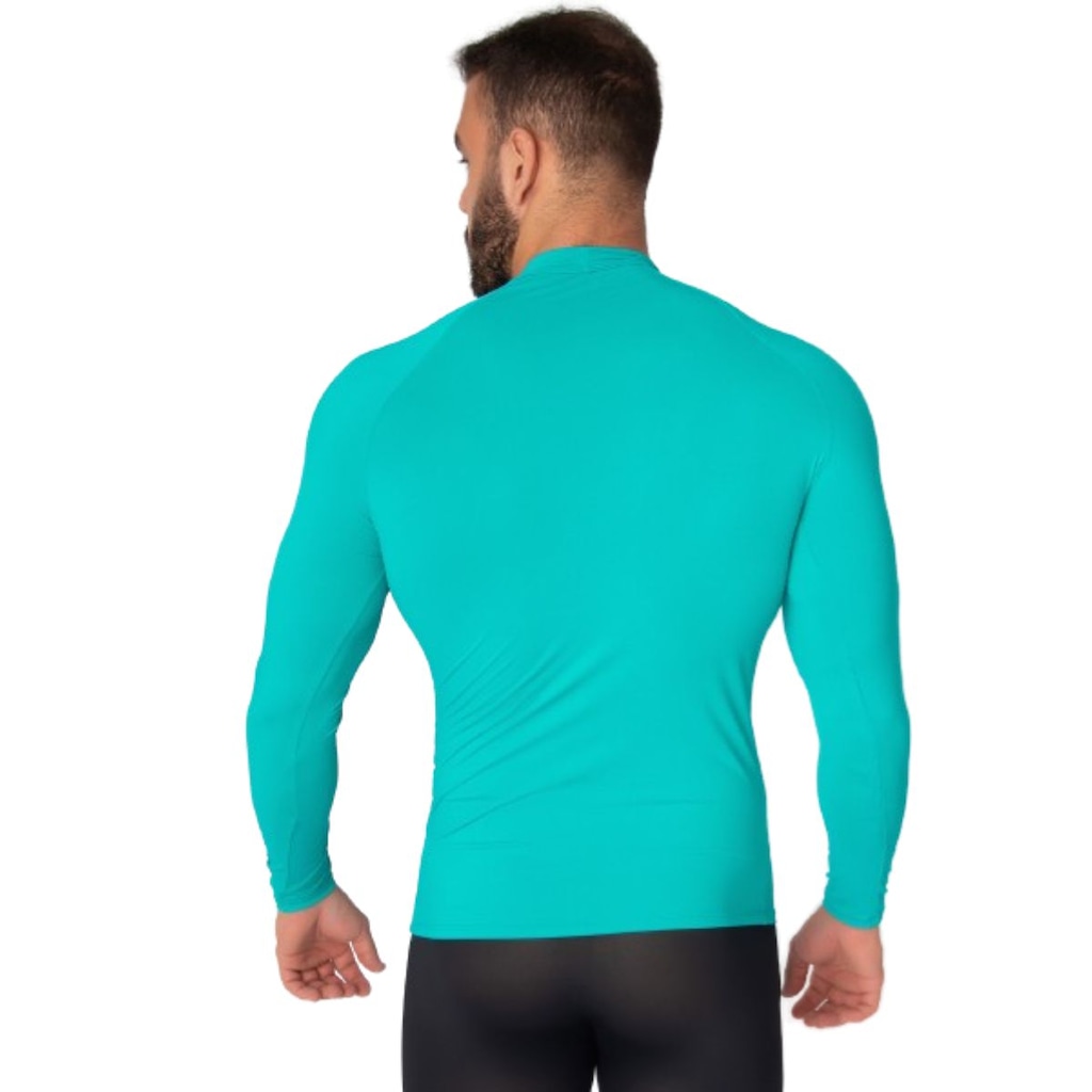 Imagem 3 do produto Blusa Térmica Proteção UV Poliamida Vekyo Frio Manga Longa Segunda Pele - Moda Fitness - Masculina