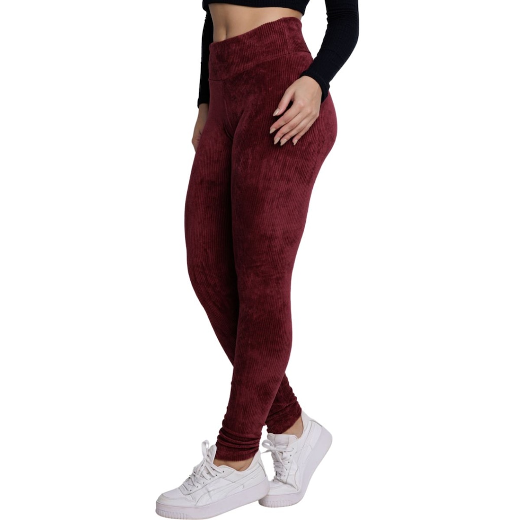 Calça Legging Cotelê Veludo Vekyo - Feminina