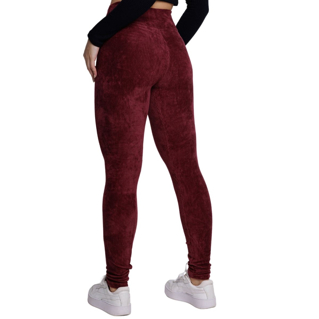Imagem 3 do produto Calça Legging Cotelê Veludo Vekyo - Feminina