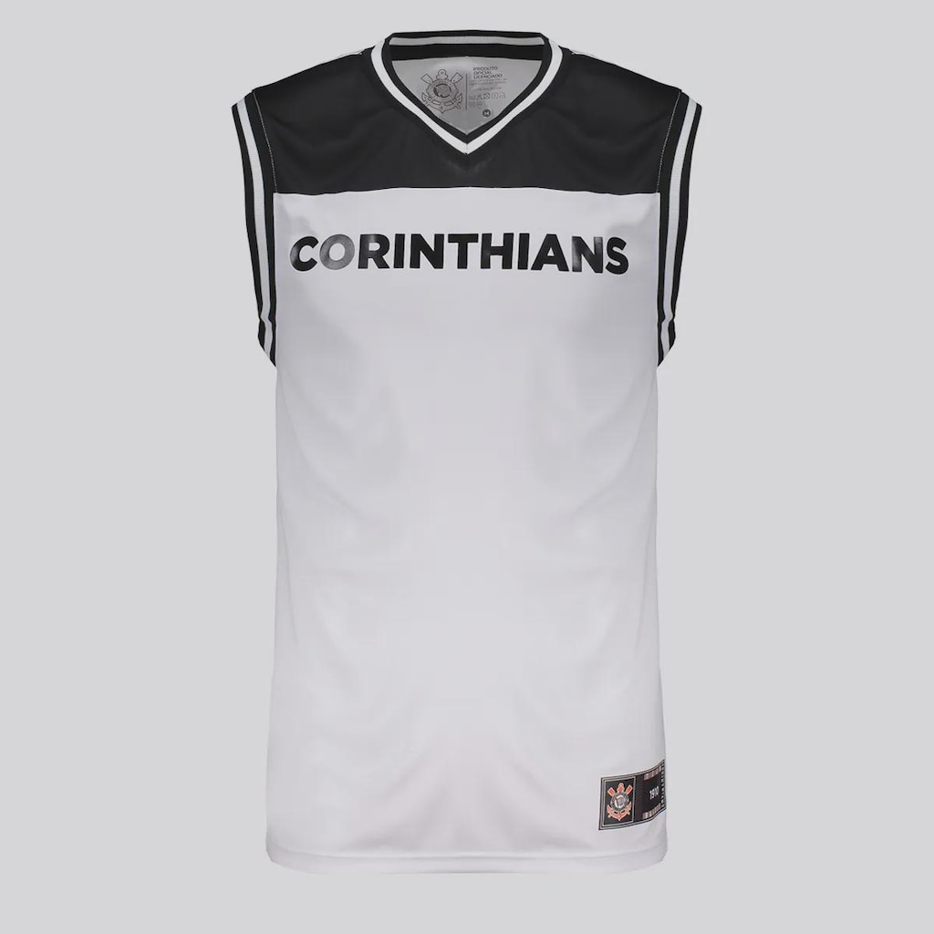 Regata Corinthians Basquete Logo Patch Masculina