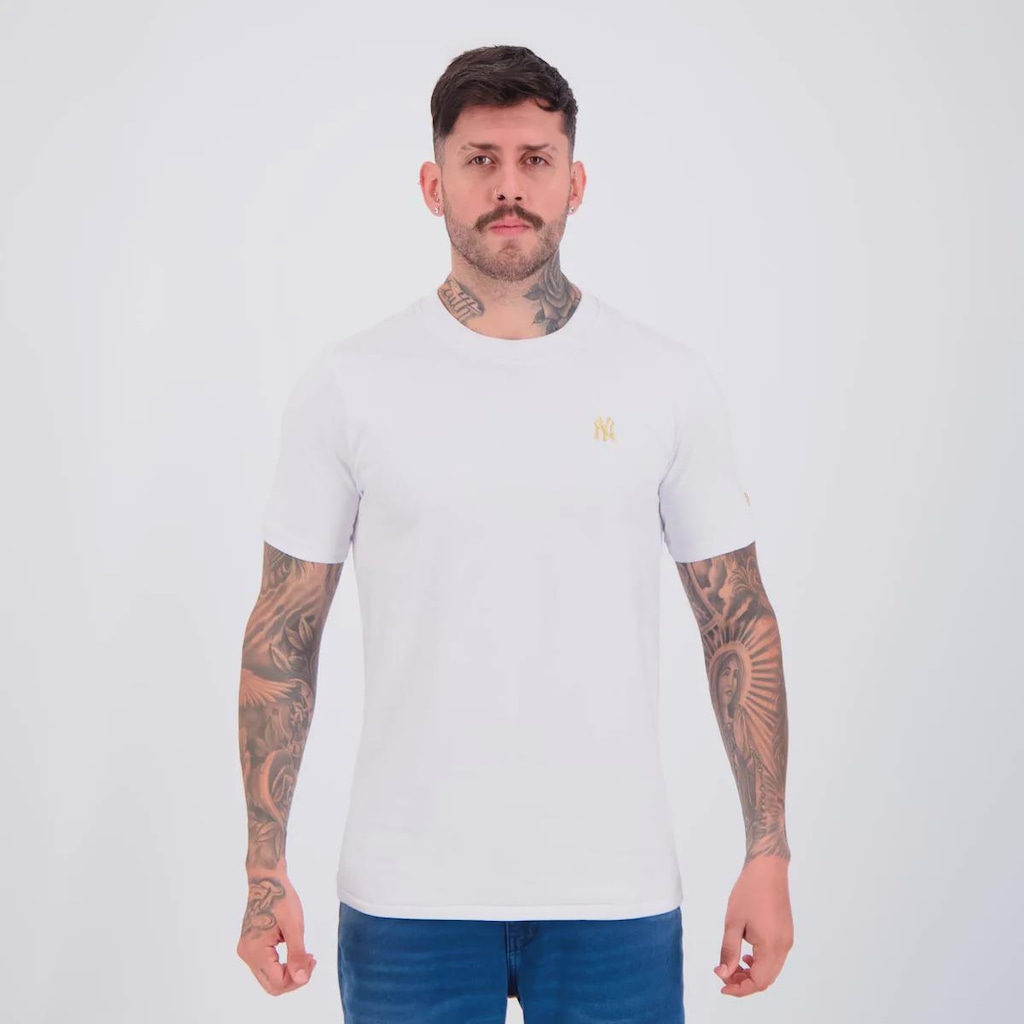 Camiseta New Era MLB New York Yankees Core Happy Masculina