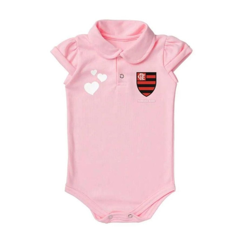 Body Infantil Torcida Baby Polo Flamengo 0