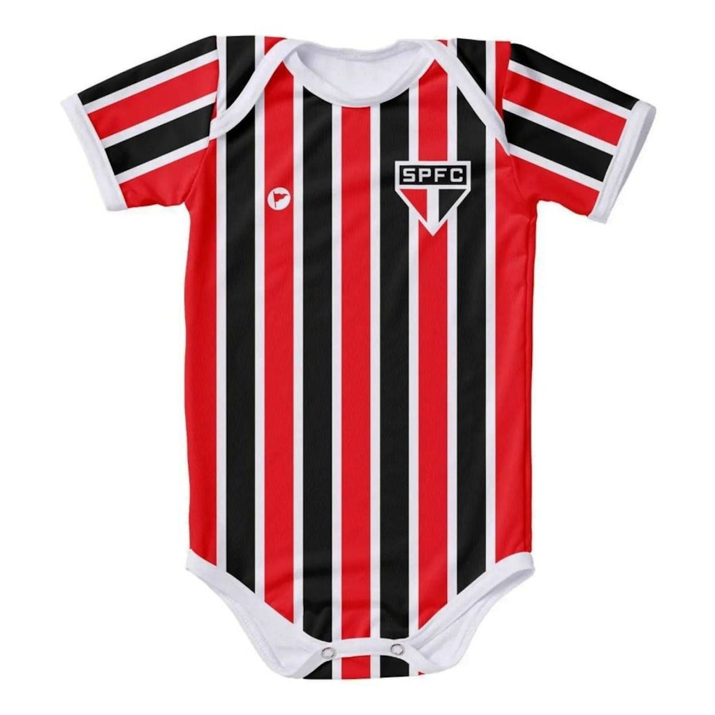 Body Torcida Baby São Paulo Listrado Proteção UV
